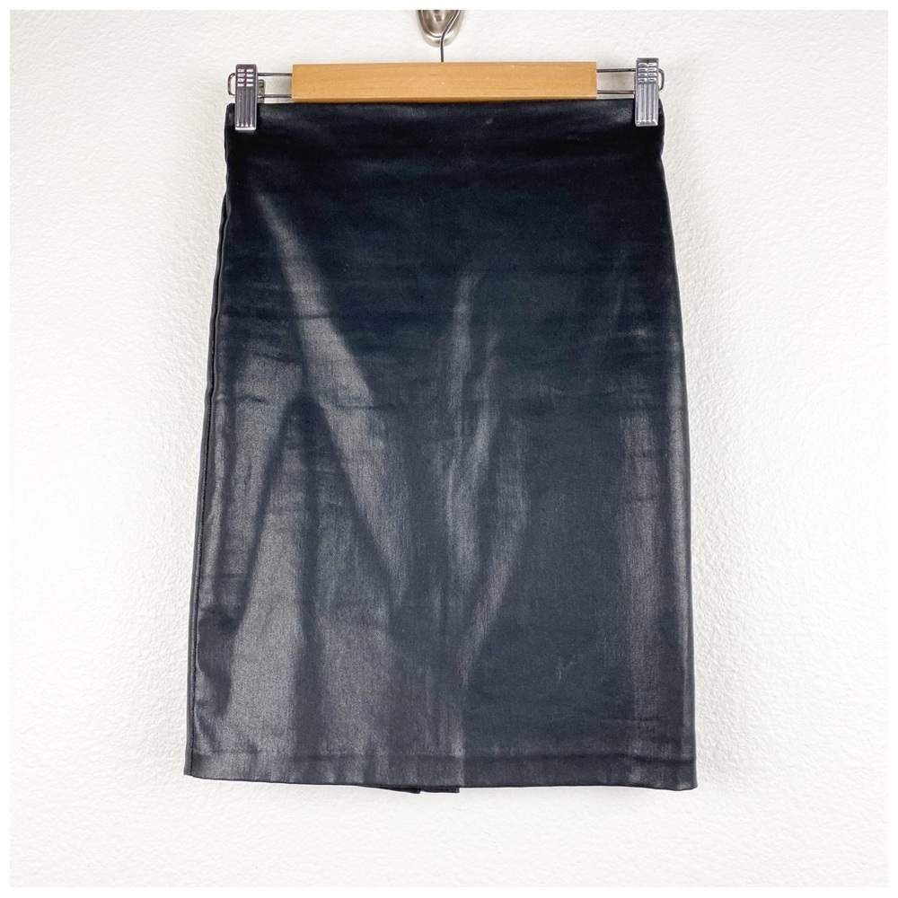 All Saints Metal Pencil Skirt‎ Size 2 - Picture 4 of 10